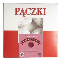 CT Bakery Paczkis Donuts With Raspberry Filling And Icing Sugar