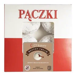 CT Bakery Boston Cream Paczki Donuts - 4 ct