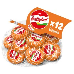 Mini Babybel Gouda Snack Cheese, 12 Pack (8.5 oz)