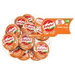 Mini Babybel Gouda Snack Cheese, 12 Pack (8.5 oz)