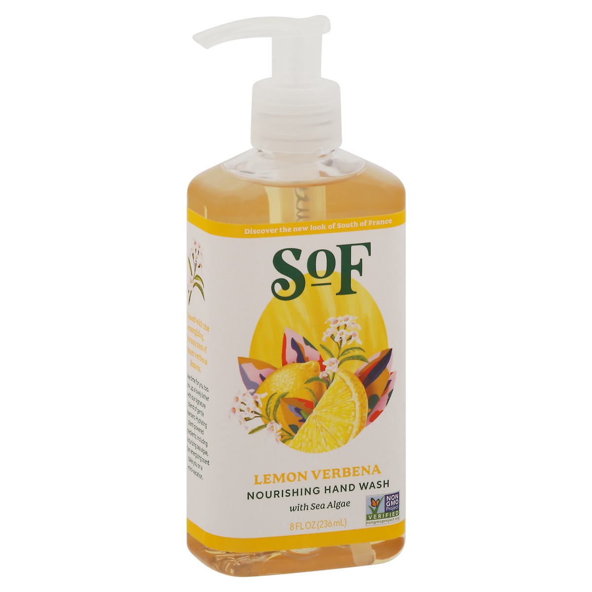 slide 8 of 9, SOF Nourishing Lemon Verbena Hand Wash with Sea Algae 8 fl oz, 8 fl oz