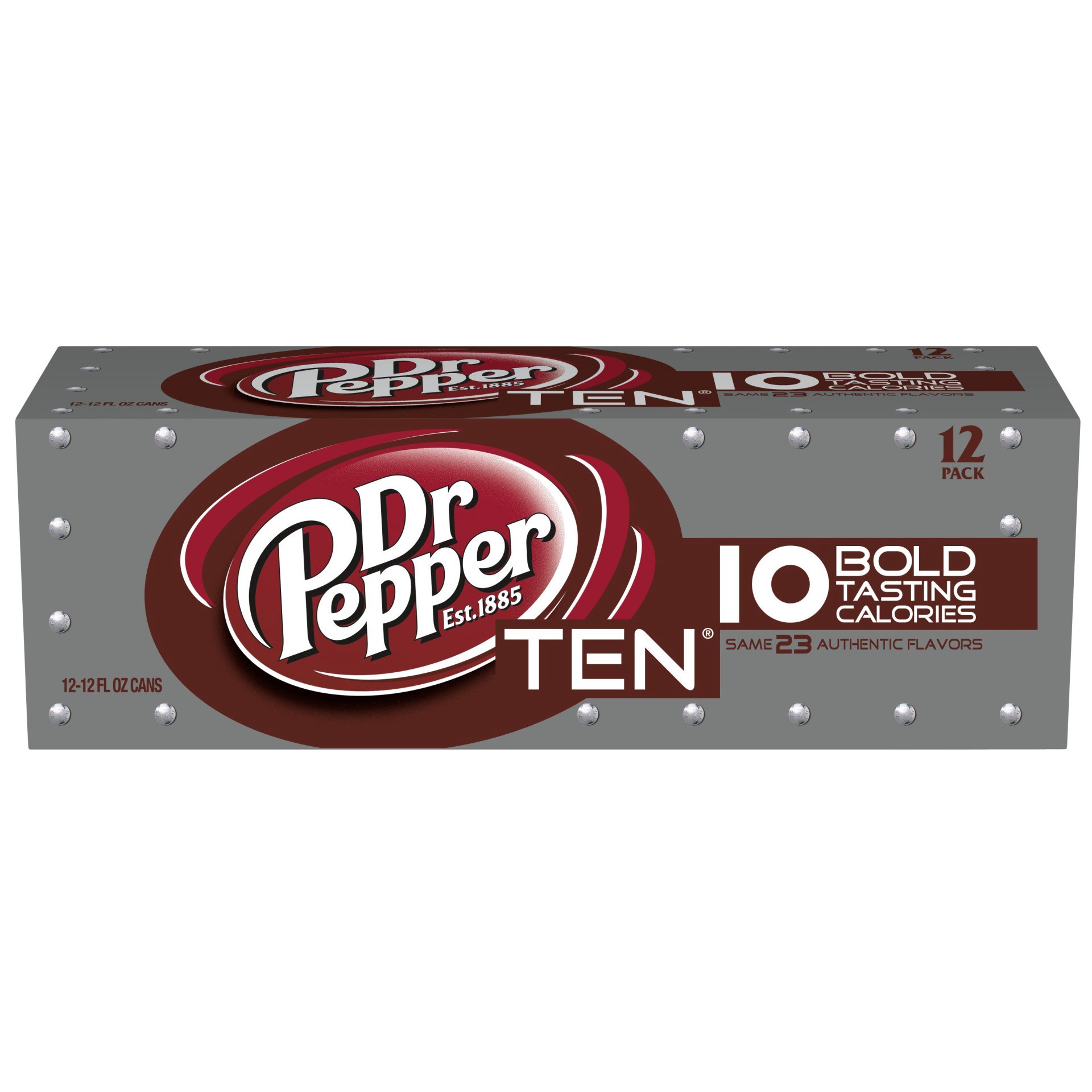 slide 1 of 3, Dr Pepper TEN, 12 ct; 12 fl oz