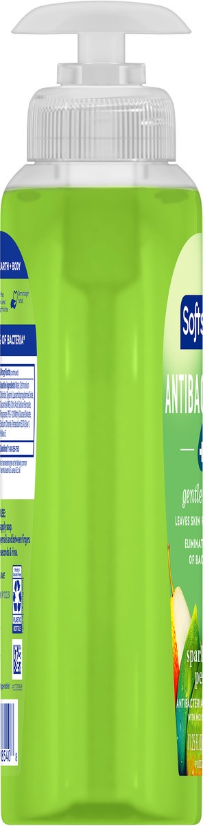 slide 6 of 7, Softsoap Antibacterial Liquid Hand Soap Pump, Gentle Clean, Sparkling Pear - 11.25 Fl. Oz., 11.25 fl oz