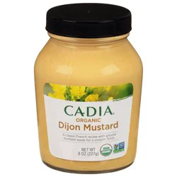 Cadia Dijon Organic Mustard 8 oz