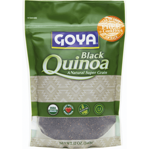 slide 2 of 2, Goya Organic Black Quinoa, 12 oz