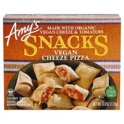 Amy's Vegan Cheeze Pizza Snacks, Dairy Free