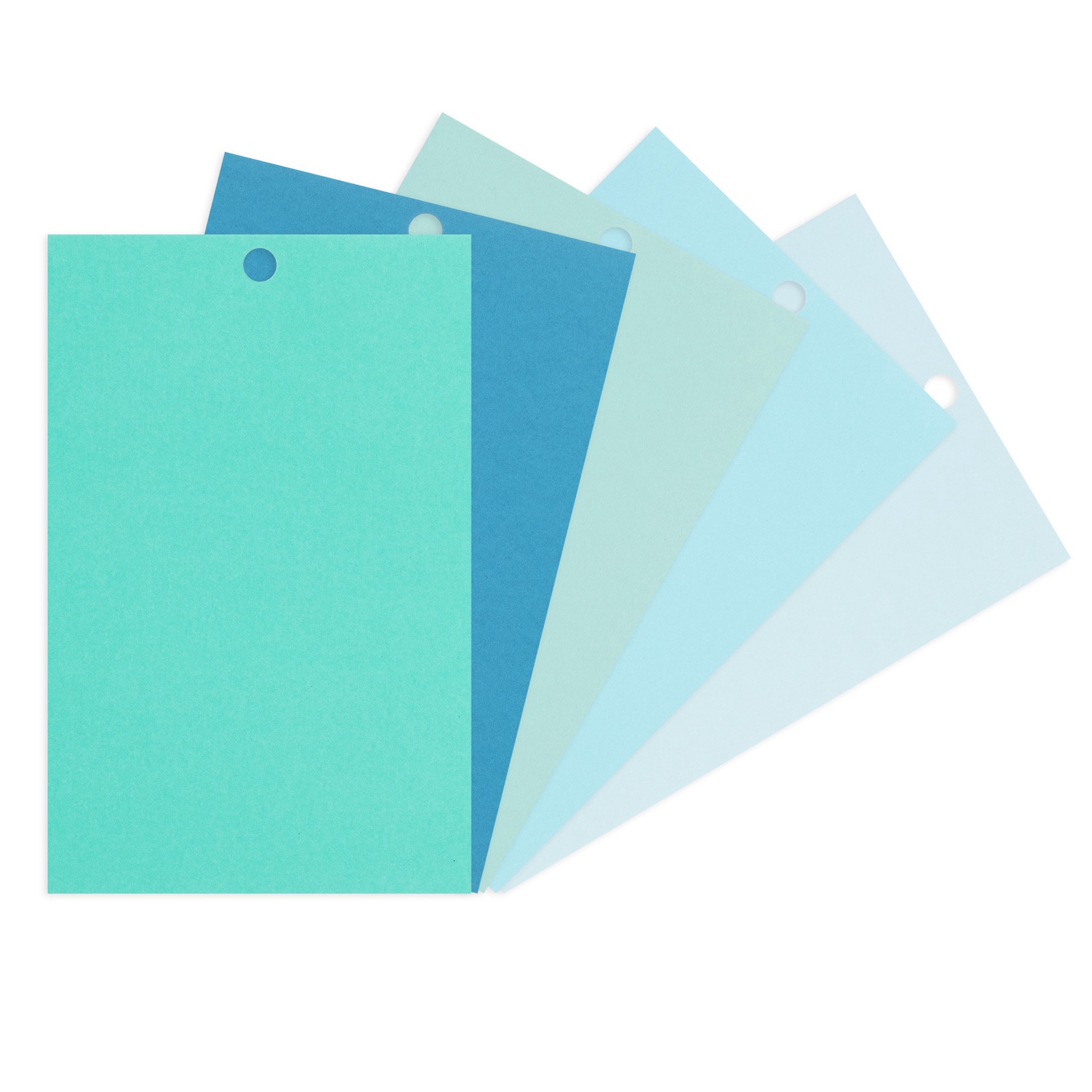 slide 6 of 8, Blue Ombre 4.5" X 7" Cardstock Paper By Recollections, 100 Sheets, 4.5 in x 7 in