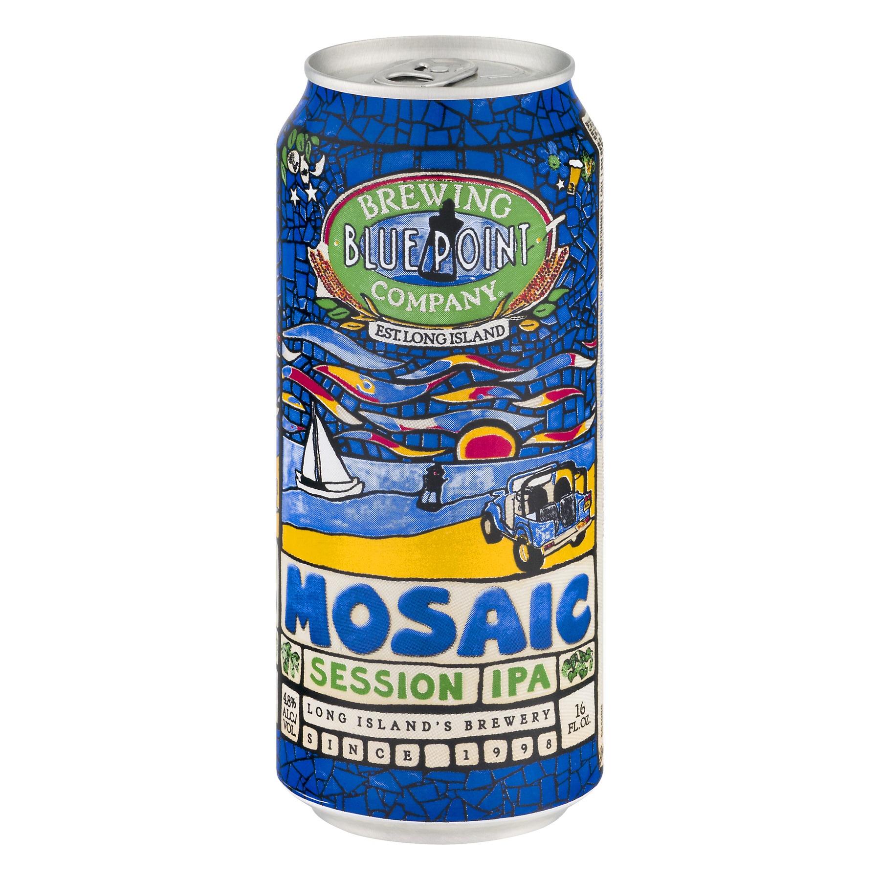 slide 1 of 1, Blue Point Mosaic Session Ipa, 16 oz