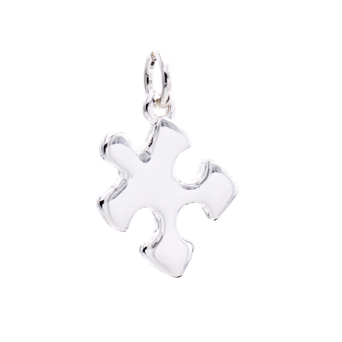 slide 2 of 3, Charmalong Silver Plated Puzzle Charm By Bead Landing, 0.87 in x 0.61 in x 0.22 in