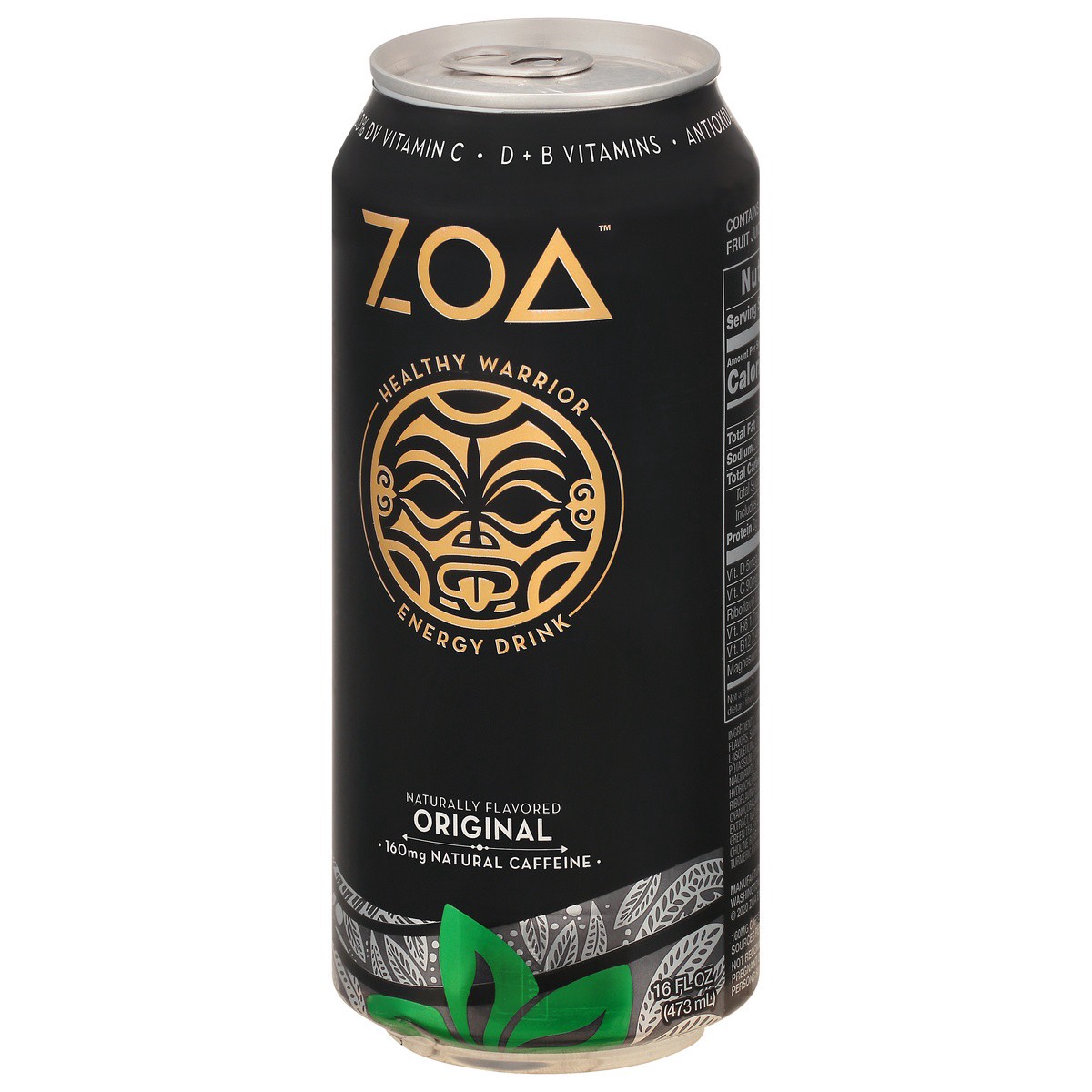 slide 3 of 9, ZOA Original Energy Drink 16 fl oz Can, 16 fl oz