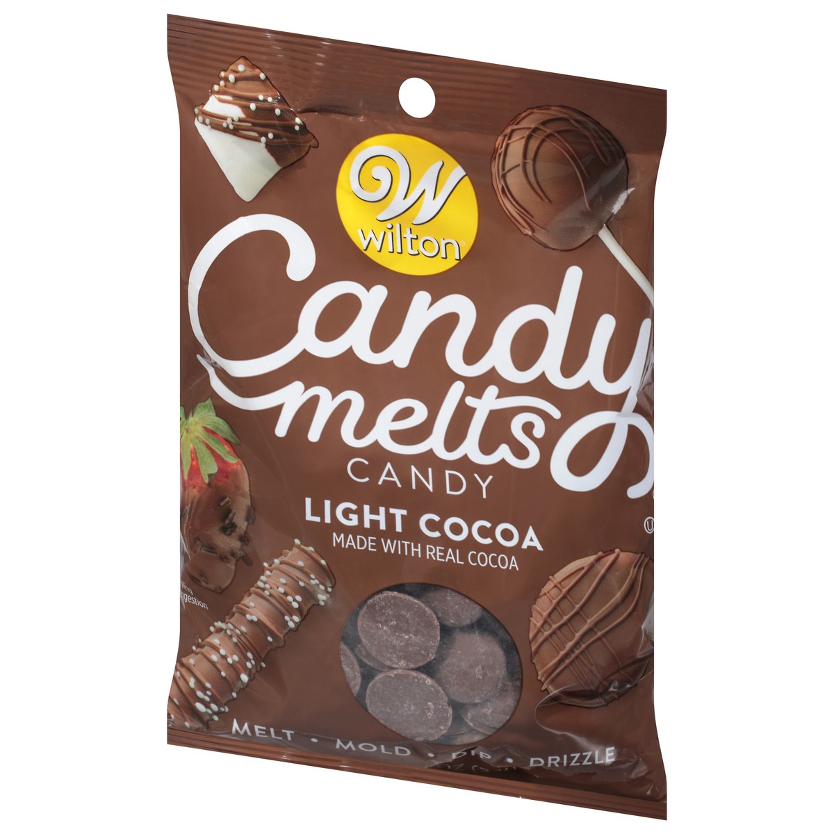 slide 8 of 9, Wilton Light Cocoa Candy Melts 12 oz, 12 oz