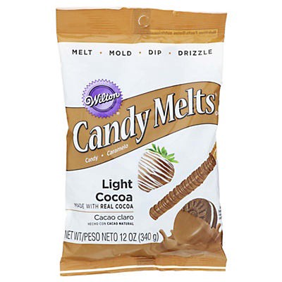 slide 1 of 9, Wilton Light Cocoa Candy Melts 12 oz, 12 oz