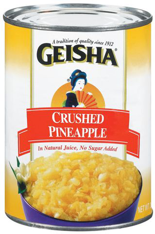 slide 1 of 1, Geisha Crushed Pinapple, 20 oz