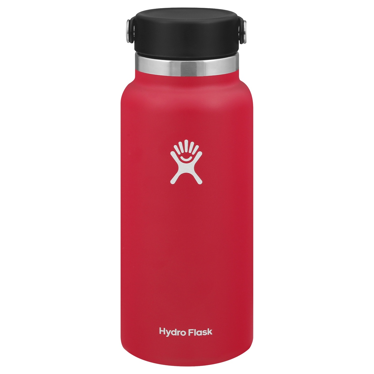 slide 1 of 1, Hydro Flask Wide Mouth Water Bottle With Flex Cap, Watermelon V2.0, 32 oz