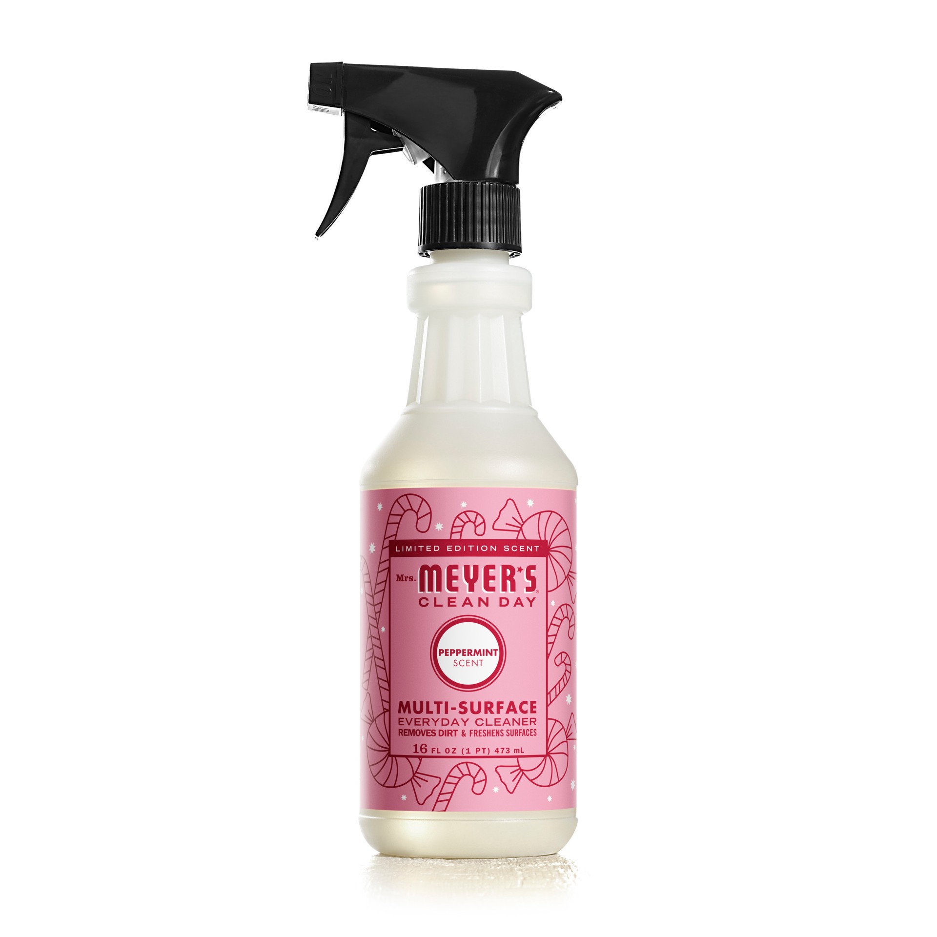 slide 1 of 9, Mrs. Meyer's Mrs. Meyer''s Clean Day Multi-Surface Everyday Cleaner, Peppermint Scent, 16 Ounce Bottle, 1 ct