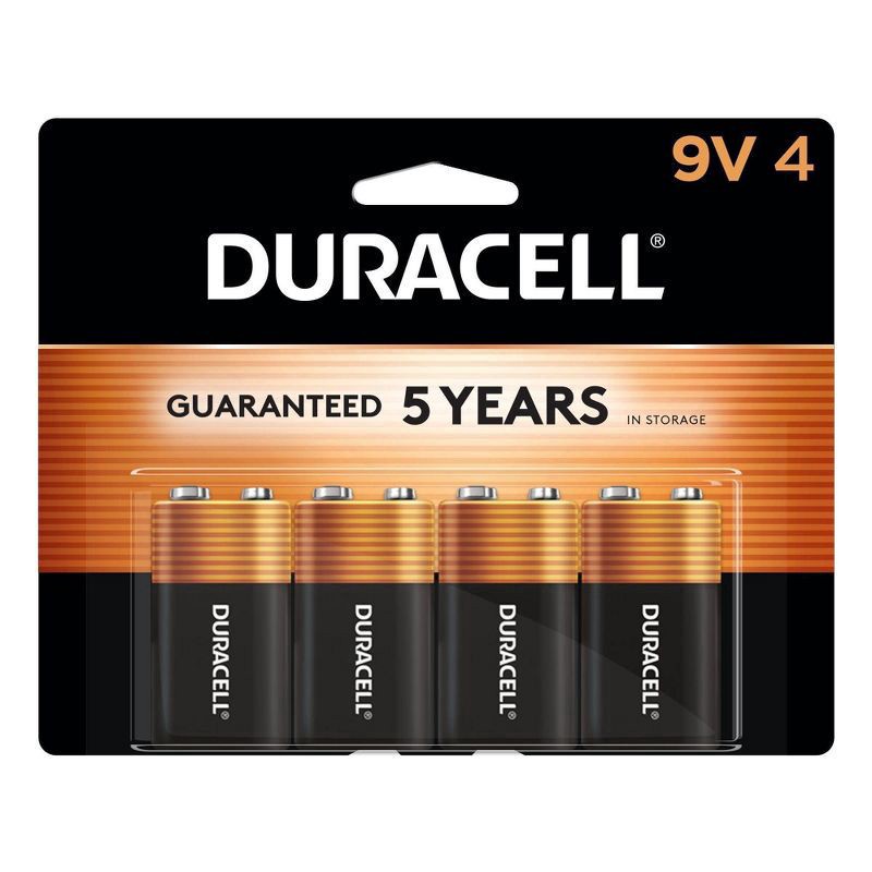 slide 5 of 7, Duracell Coppertop all-purpose alkaline batteries are not only dependable, they’re also long-lasting. Take comfort in a 5-year guarantee in storage. They’re great for the devices you use every day. Duracell is the #1 trusted battery brand., 4 pk