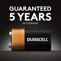 Duracell CopperTop 9V Alkaline Batteries