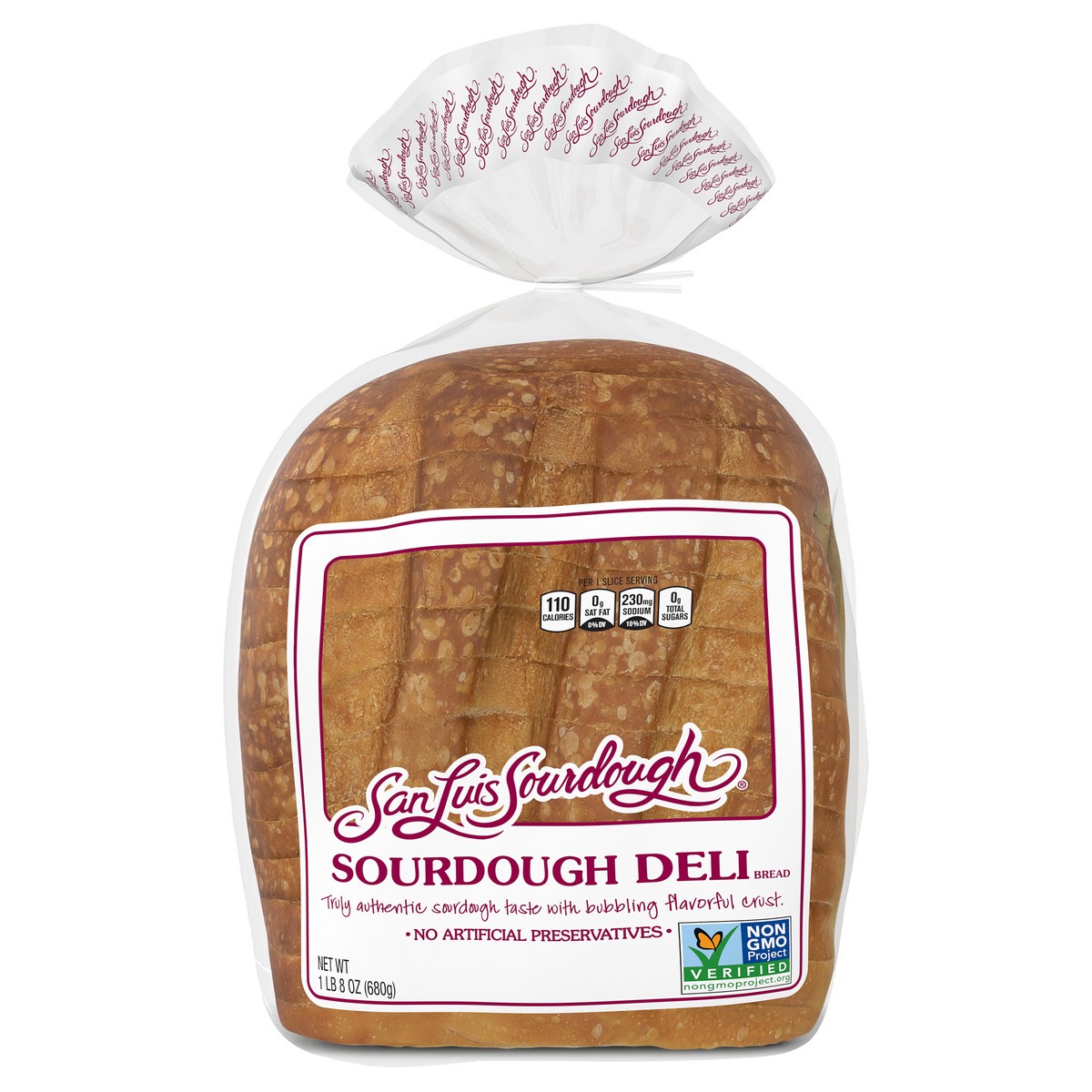 slide 1 of 5, San Luis Sourdough Plain Sourdough Deli Bread, 24 oz, 24 oz