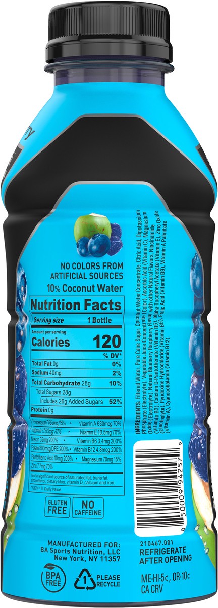slide 4 of 10, BODYARMOR Sports Drink Blue Raspberry 16oz, 1ct, 16 oz