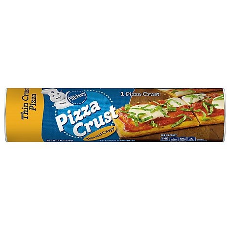 slide 1 of 1, Pillsbury Thin And Crispy Pizza Crust, 8 oz