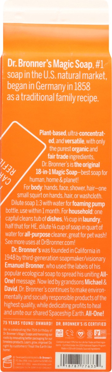 slide 5 of 13, Dr. Bronner's Tea Tree Pure-Castile Soap Refill Carton, 32 fl oz