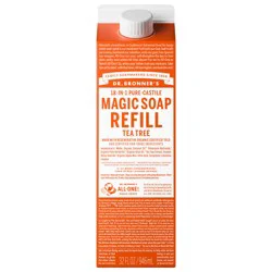 Dr. Bronner's Tea Tree Pure-Castile Soap Refill Carton
