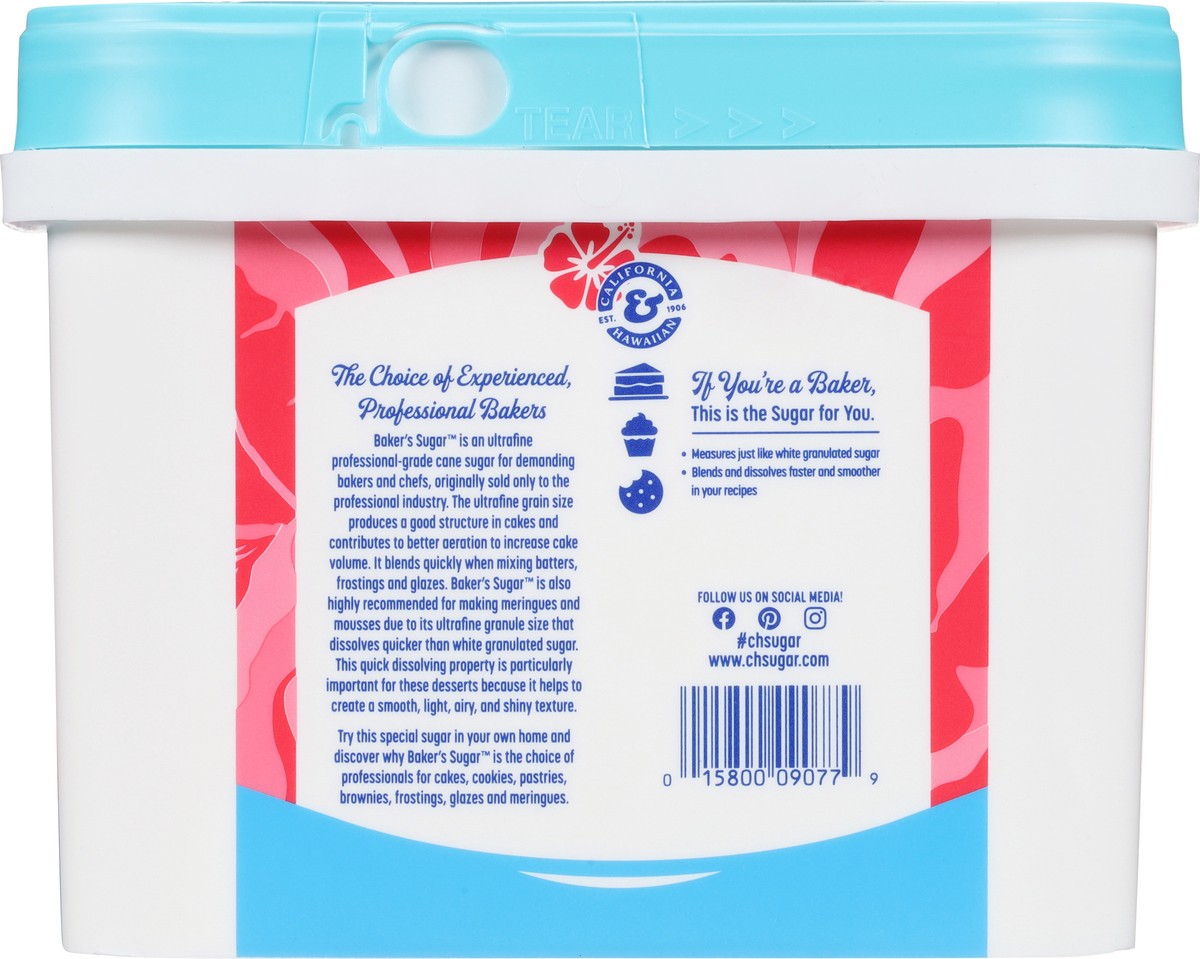 slide 10 of 12, C & H Baker Sugar Ultrfine Pure Cane Sugar, 3.5 lb