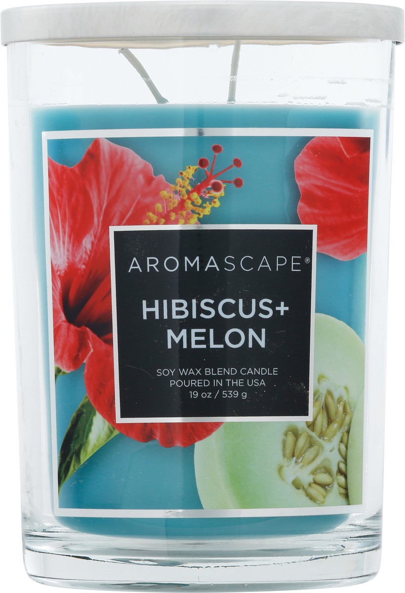 slide 4 of 12, AromaScape Hibiscus + Melon Candle 1 ea, 1 ct