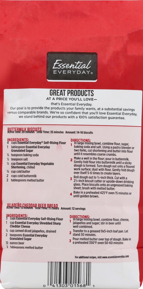 slide 6 of 6, Essential Everyday Flour, Self-Rising, 5 lb