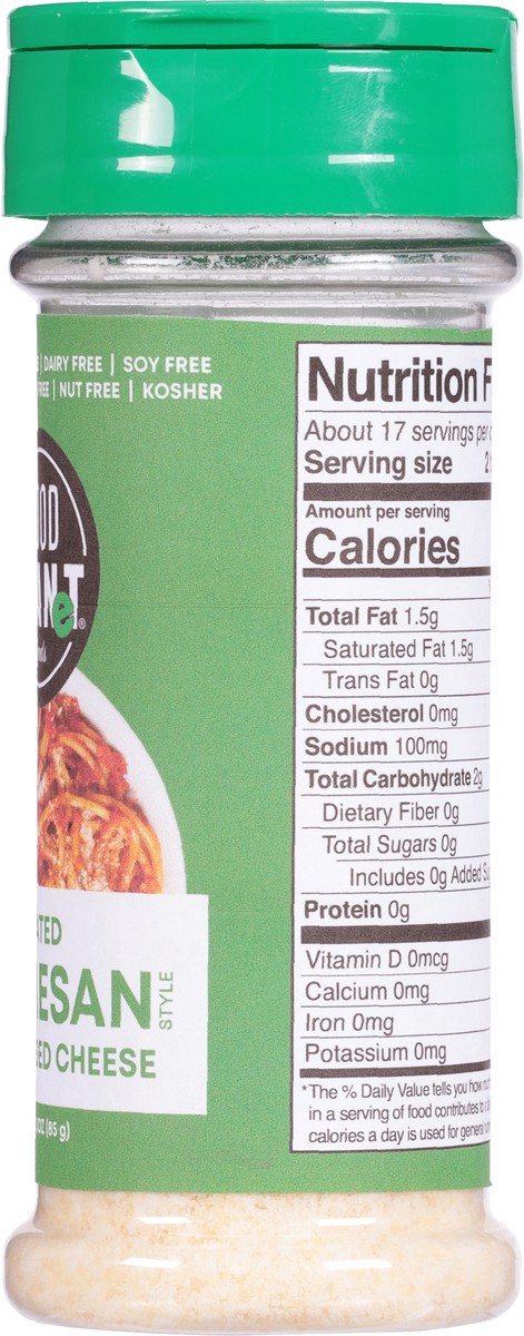 slide 3 of 14, GOOD PLANeT Grated Parmesan Style Plant-Based Cheese 3 oz, 3 oz