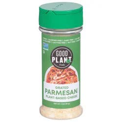 GOOD PLANeT Grated Parmesan Style Plant-Based Cheese 3 oz