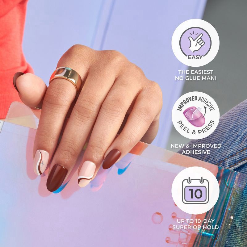 slide 4 of 11, KISS NAIL Kiss Impress After Break, 1 ct