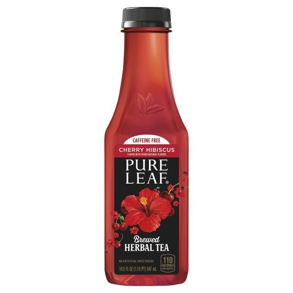 Pure Leaf Cherry Hibiscus Brewed Herbal Tea 18.5 fl oz Shipt