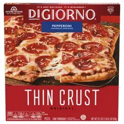 DIGIORNO Frozen Pizza - Frozen Pepperoni Pizza - Original Thin Crust Pizza