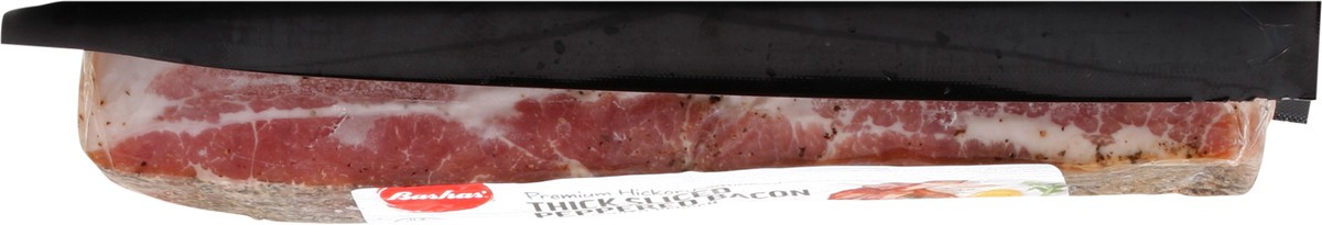 slide 4 of 14, Bashas Thk Slcd Pprcorn Bacon, 20 oz