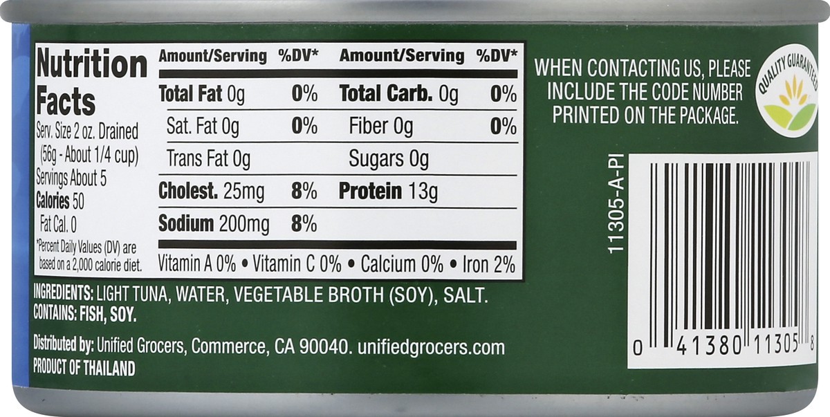 slide 6 of 6, Springfield Light Chunk Tuna In Water, 12 oz