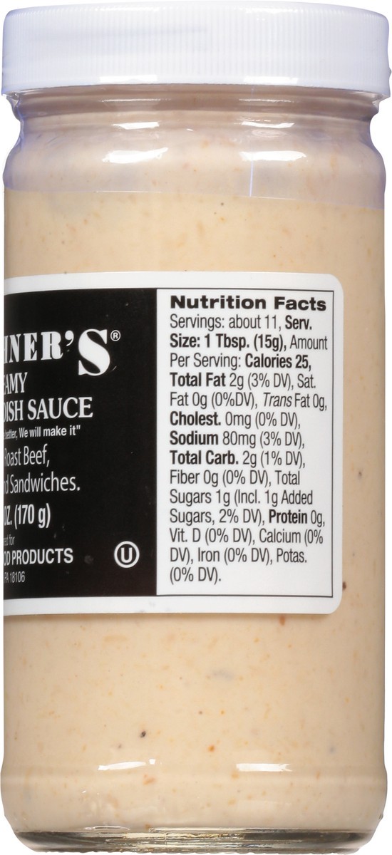 slide 12 of 14, Kelchner's Creamy Horseradish Sauce 6 oz, 6 oz