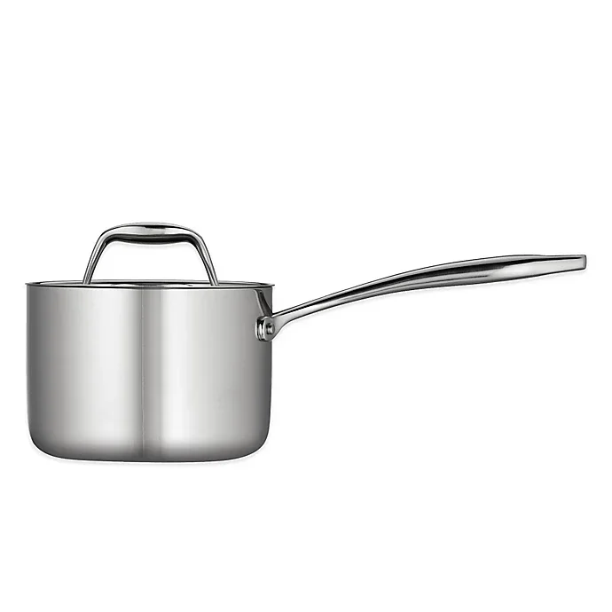 slide 2 of 3, Tramontina Gourmet Tri-Ply Clad Saucepan, 1.5 qt