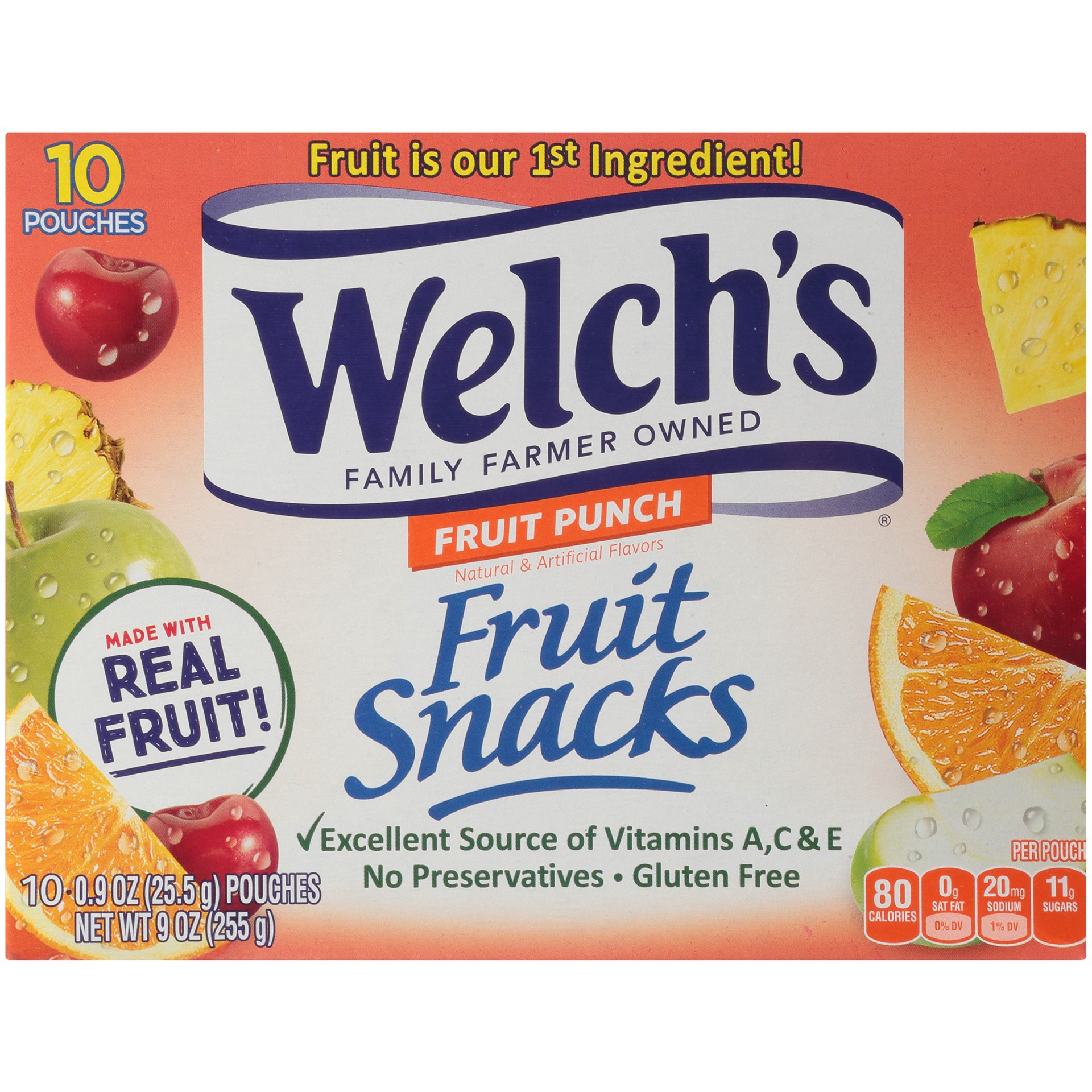 slide 3 of 8, Welch's Fruit Snacks, Fruit Punch, 10 ct