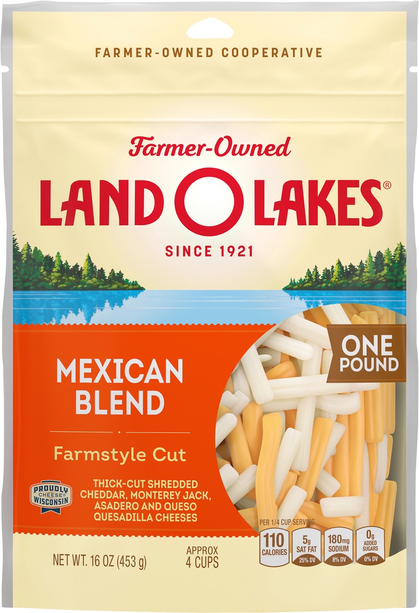 slide 10 of 11, Landolakes Mexican Blend Shreds, 16 oz