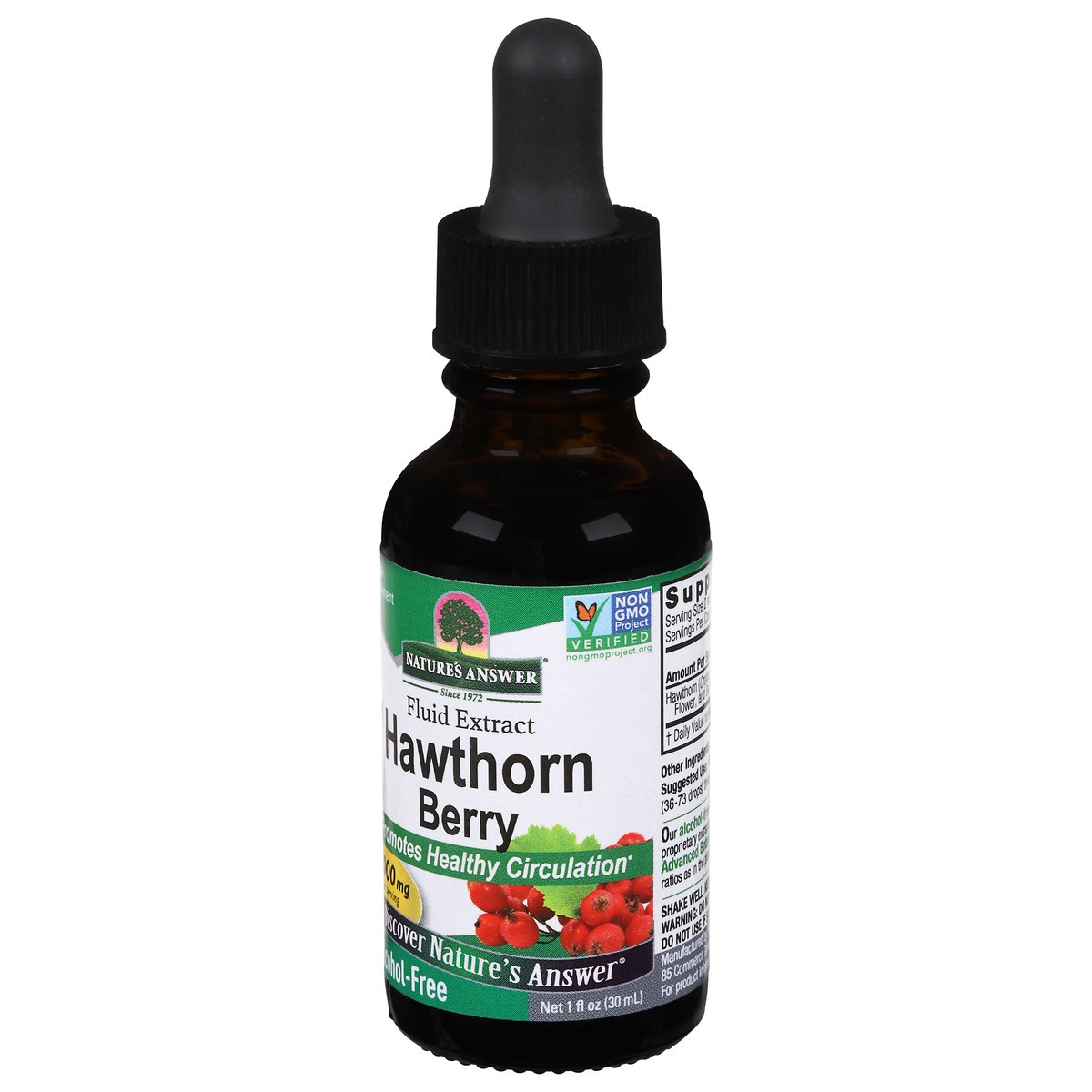 slide 4 of 4, Nature's Answer 2000 mg Fluid Extract Hawthorn Berry 1 fl oz, 1 fl oz