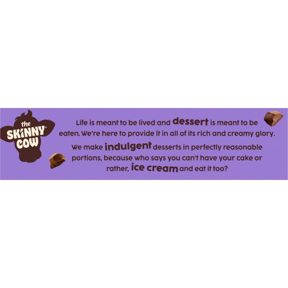 slide 6 of 6, The Skinny Cow Sandwiches Chocolate & Vanilla Ice Cream 4 ea, 4 ct