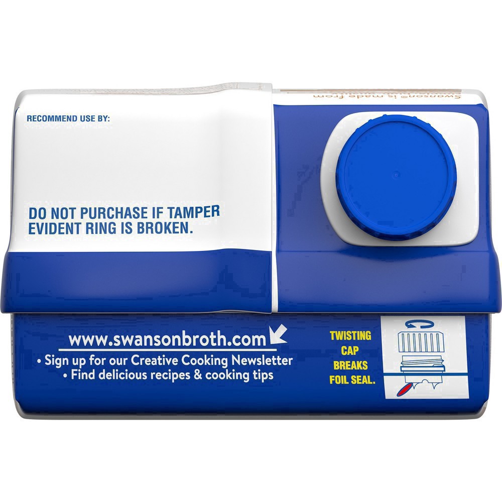 slide 14 of 69, Swanson Unsalted Chicken Broth, 32 oz Carton, 32 oz