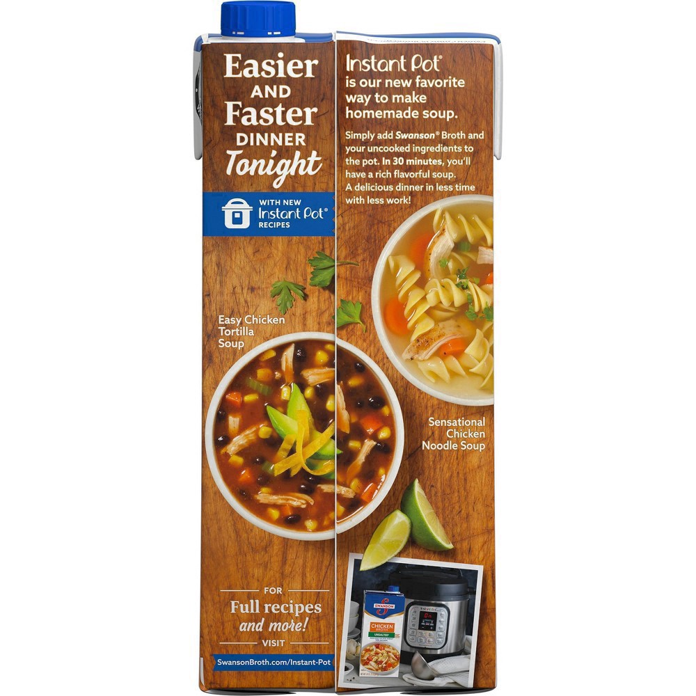 slide 2 of 69, Swanson Unsalted Chicken Broth, 32 oz Carton, 32 oz