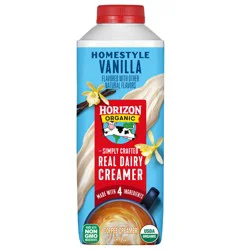 Horizon Organic Real Dairy Homestyle Vanilla Coffee Creamer - 24 fl oz