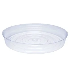 Curtis Wagner Plastics Clear Vinyl Plant Saucer 14 Inch