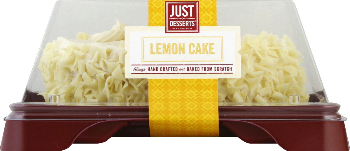 slide 2 of 4, Just Desserts Cake, Lemon, 21 oz