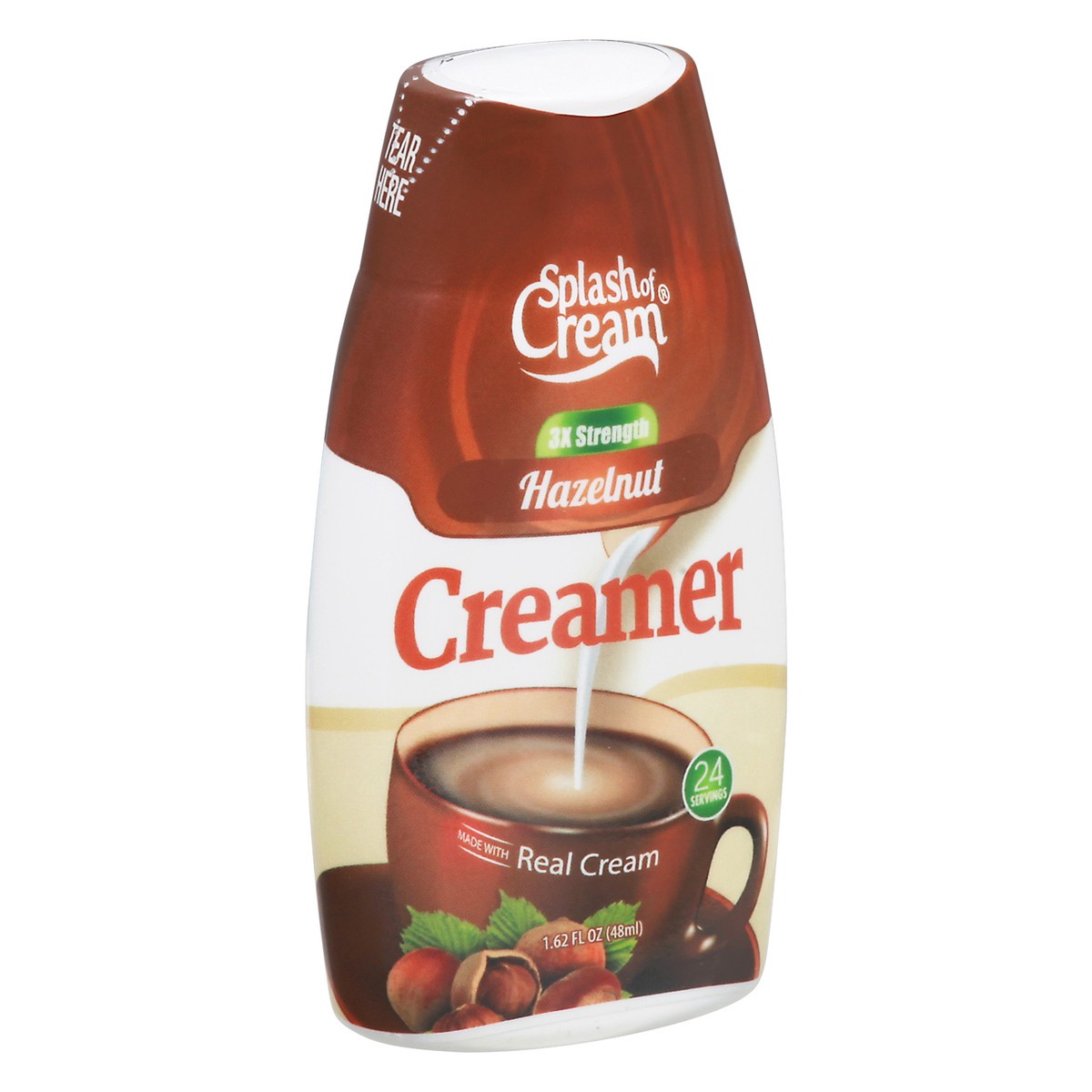 slide 4 of 9, Splash of Cream 3x Strength Hazelnut Creamer - 1.62 fl oz, 1.62 fl oz