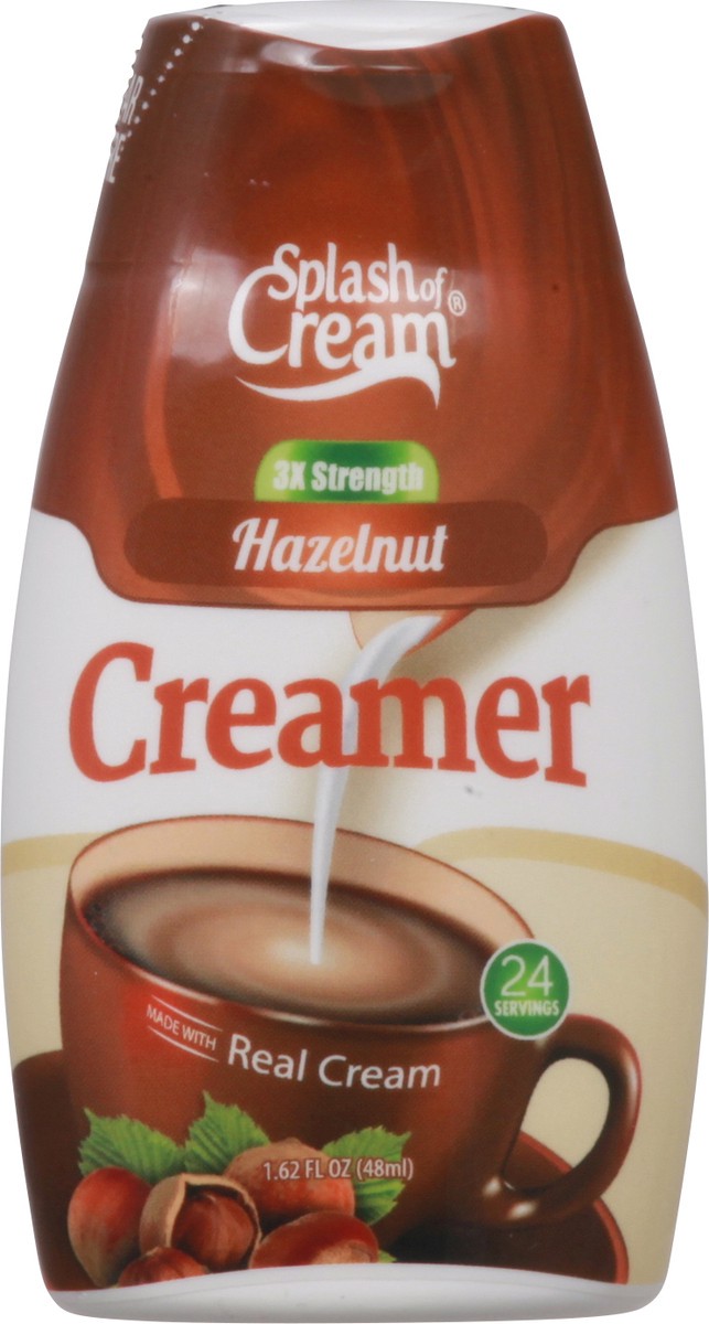slide 6 of 9, Splash of Cream 3x Strength Hazelnut Creamer - 1.62 fl oz, 1.62 fl oz