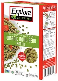 slide 1 of 1, Explore Cuisine Organic Mung Bean Rotini Pasta, 8 oz